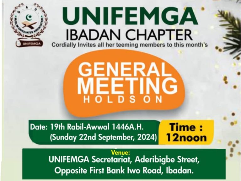 UNIFEMGA Ibadan Chapter Enlightens at September General Meeting: A Focus on Prophetic Duties